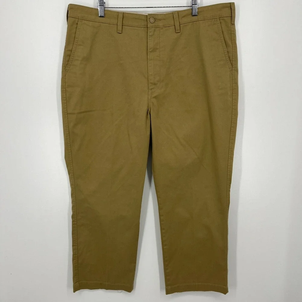 Levi's XX‎ Chino Pants Men's Size 40 Khaki Straight Leg Cotton Blend
